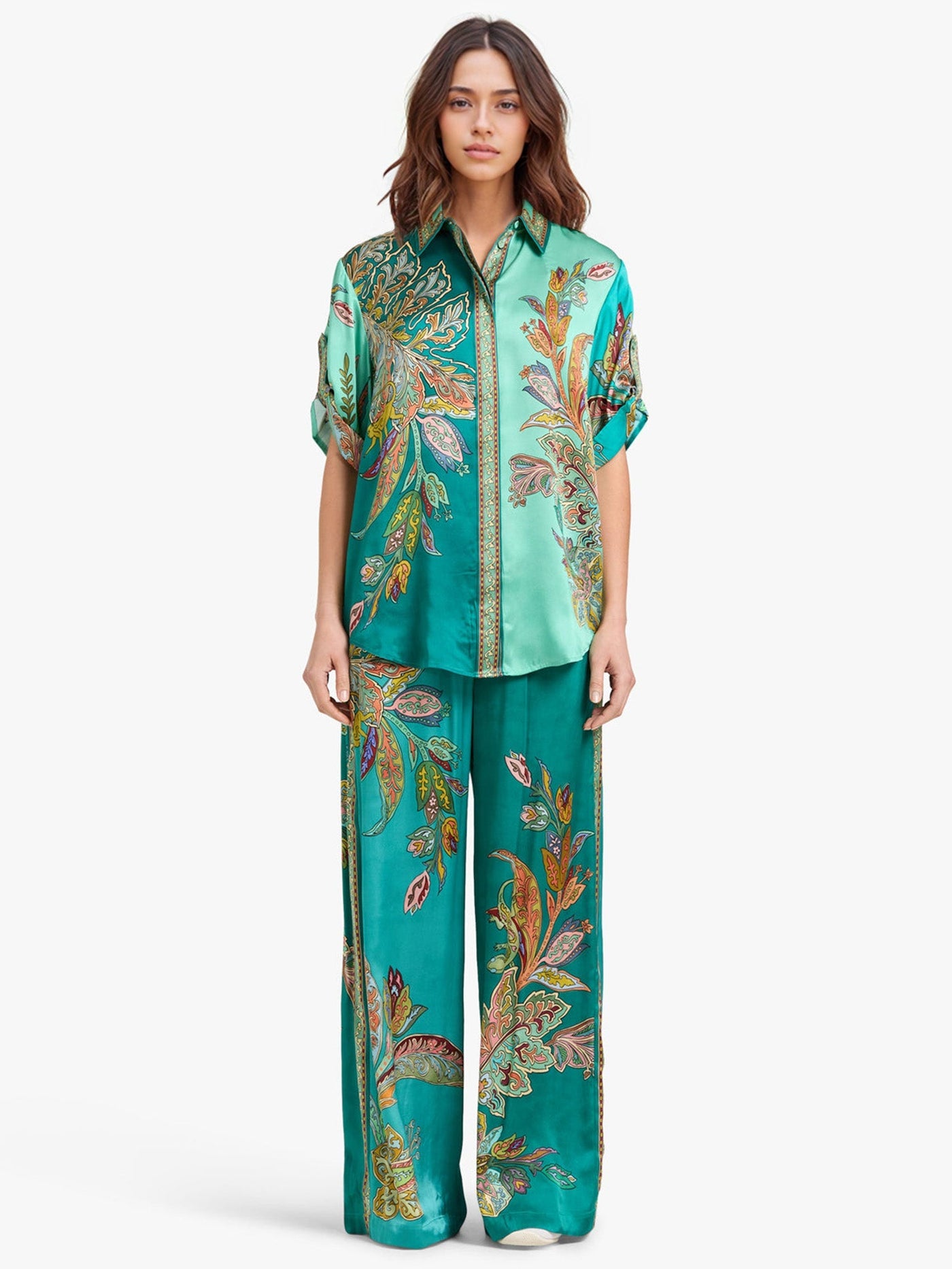 ModeMagi™ – Emerald Luxe Co-Ord Set