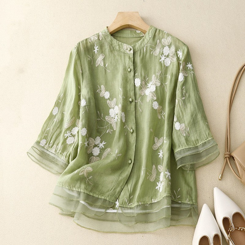ModeMagi™ – Embroidered Vintage Blouse