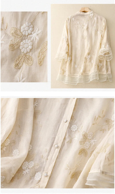 ModeMagi™ – Embroidered Vintage Blouse